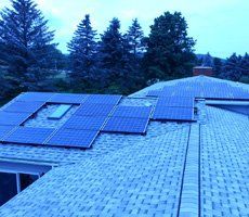 Solar power on roof