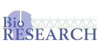 BioResearch logo with purple text and a DNA helix graphic