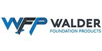 WFP Walder Foundation Products logo in blue and black text on a white background