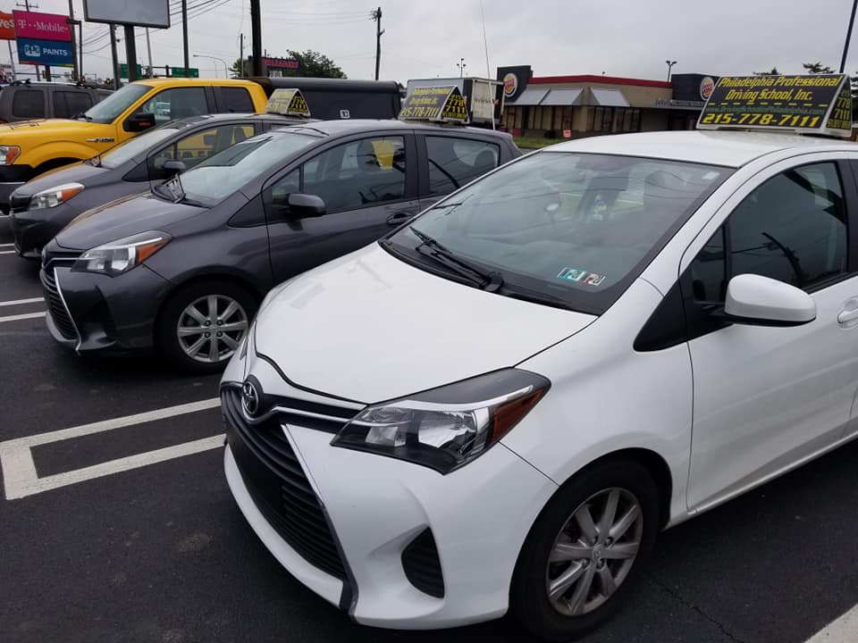 Vehicles used for driving lessons