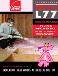 Owens Corning - ProPink L77 Loosefill Insulation