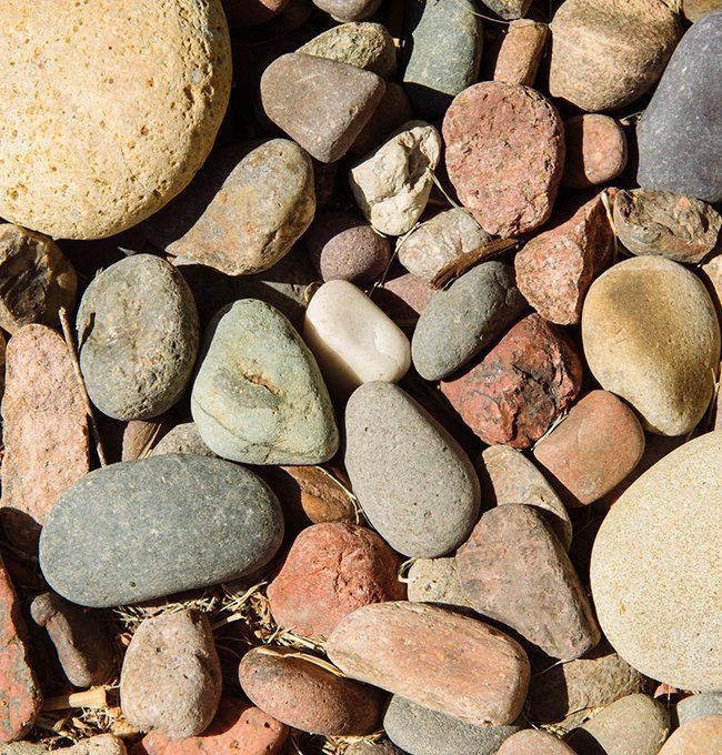 Beautiful rock decoration