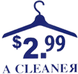 $2.99 A Cleaners - Logo