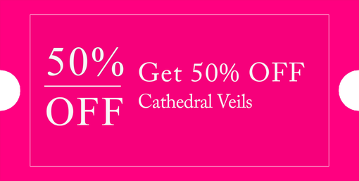 50% Off on Cathedral Veils