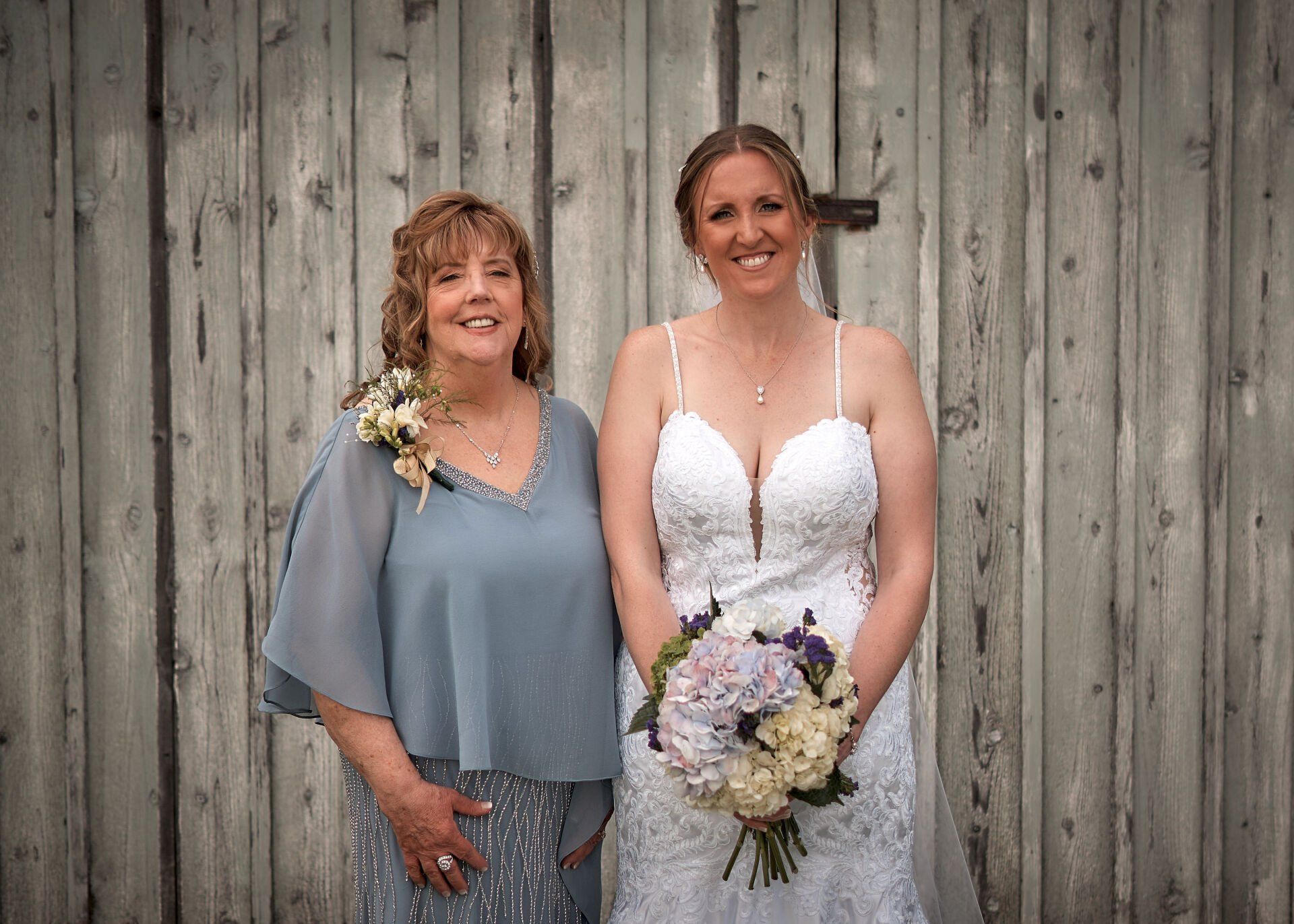 Bride and Mom