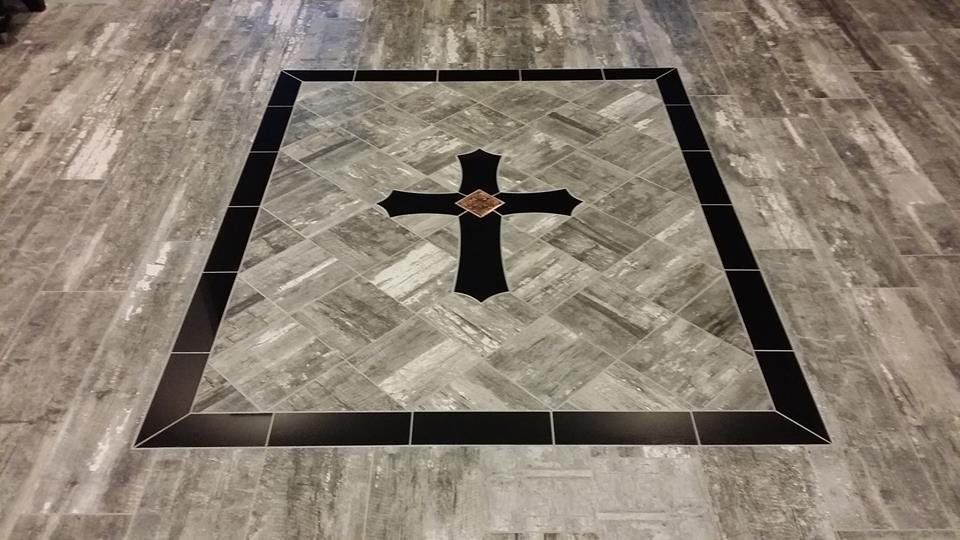 designed flooring of a residential house
