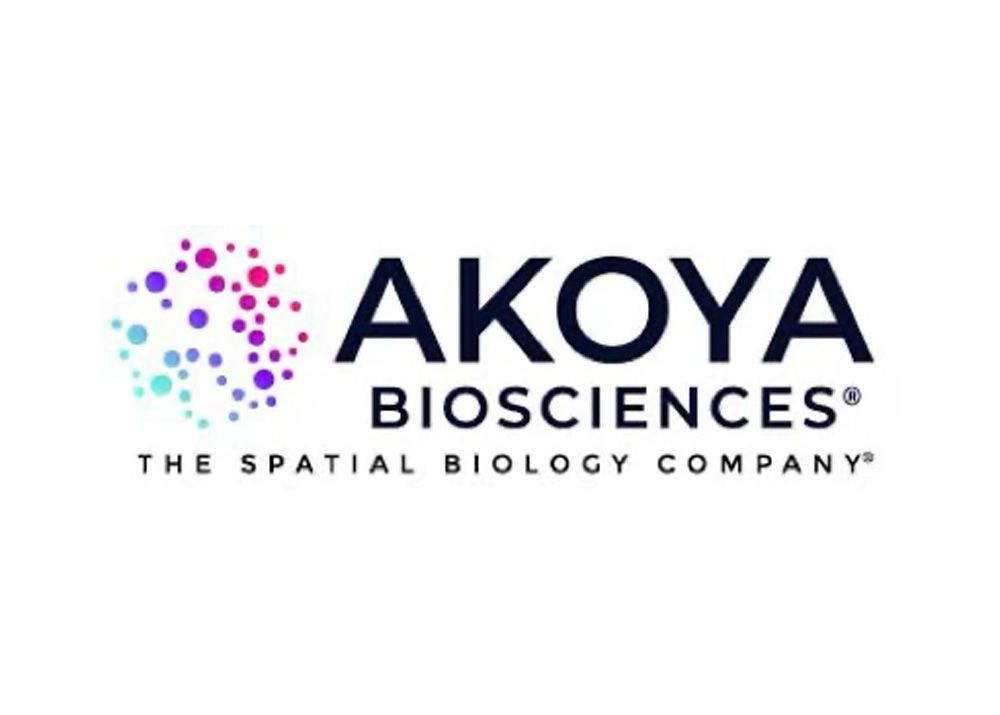 Logo for Akoya Biosciences: text