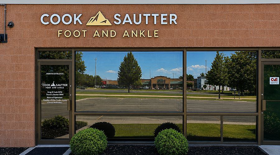 Cook & Sautter Foot & Ankle clinic storefront, Logan location