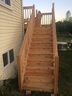deck and stairs