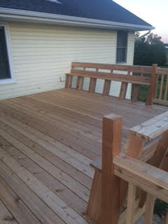 deck with railing