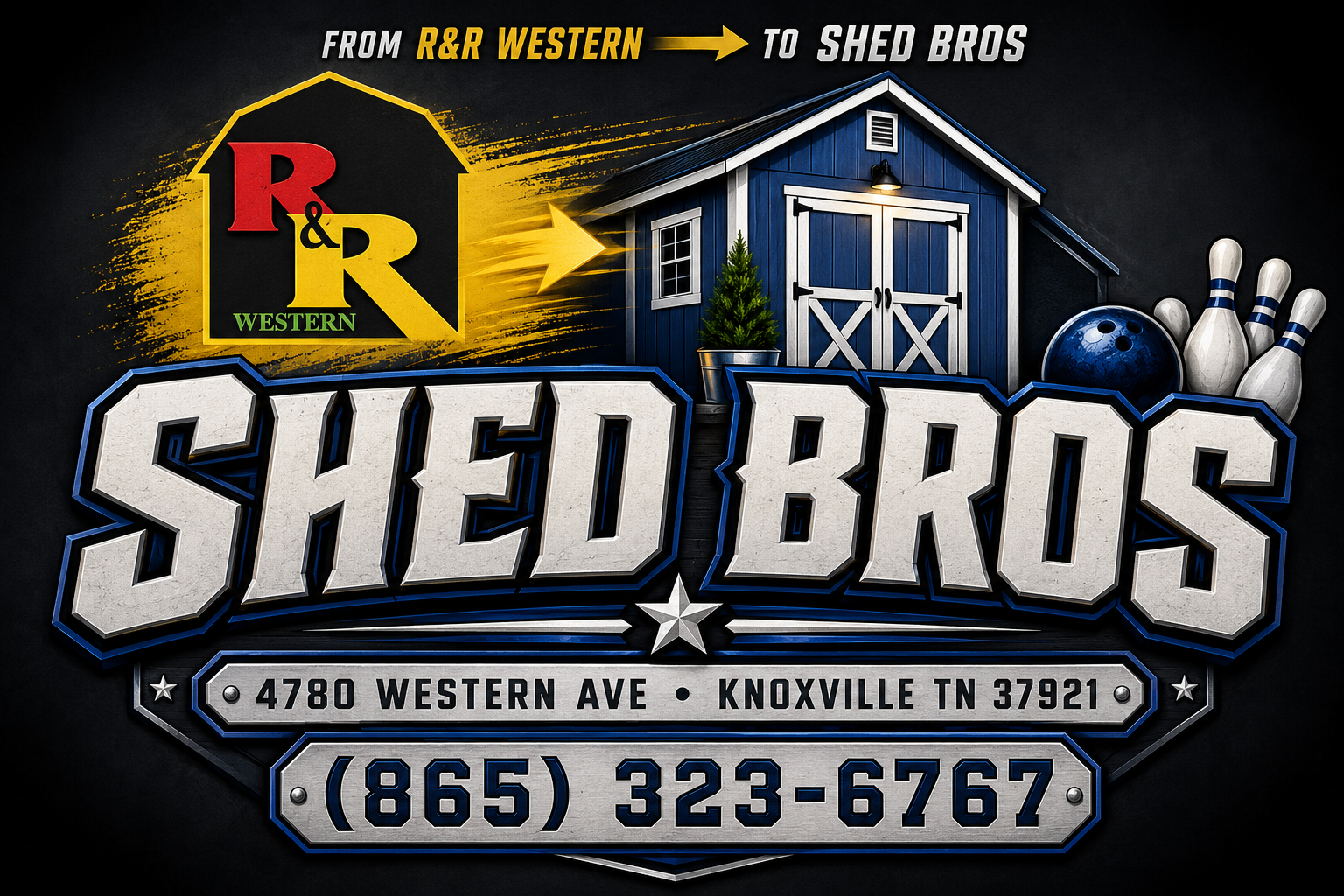 The Shed Bros at R & R Western - logo