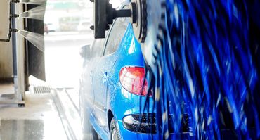 Automatic car washing