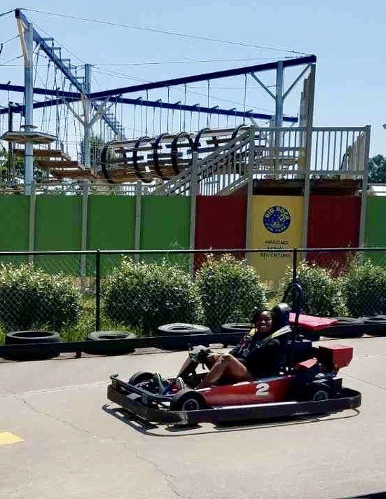 go-kart driving