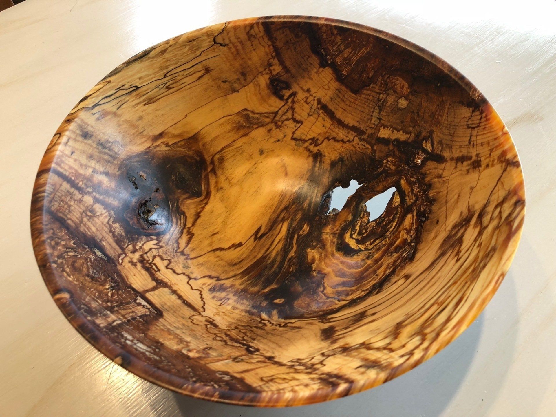 Woodturning bowl