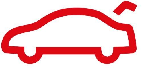 Power Tailgate warning light