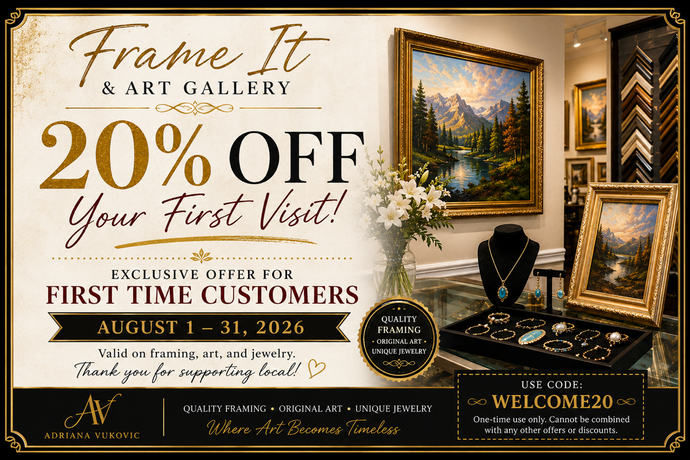 20% Off All Art & Jewelry