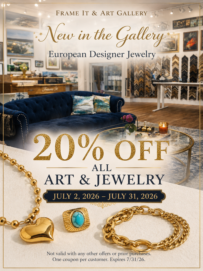 20% Off All Art & Jewelry