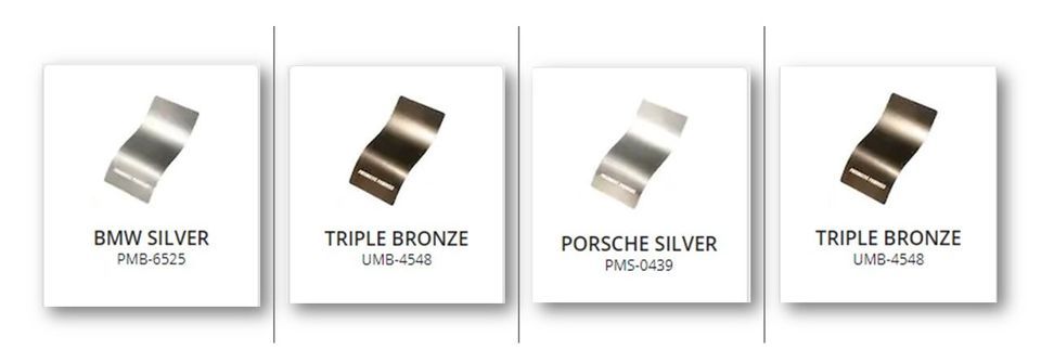 BJ Powder Coating colors