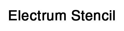 Electrum Stencil