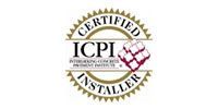 The logo for icpi is a certified installer.