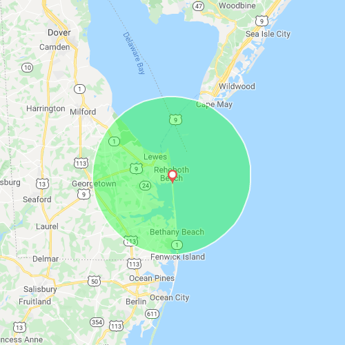 mobile radius map