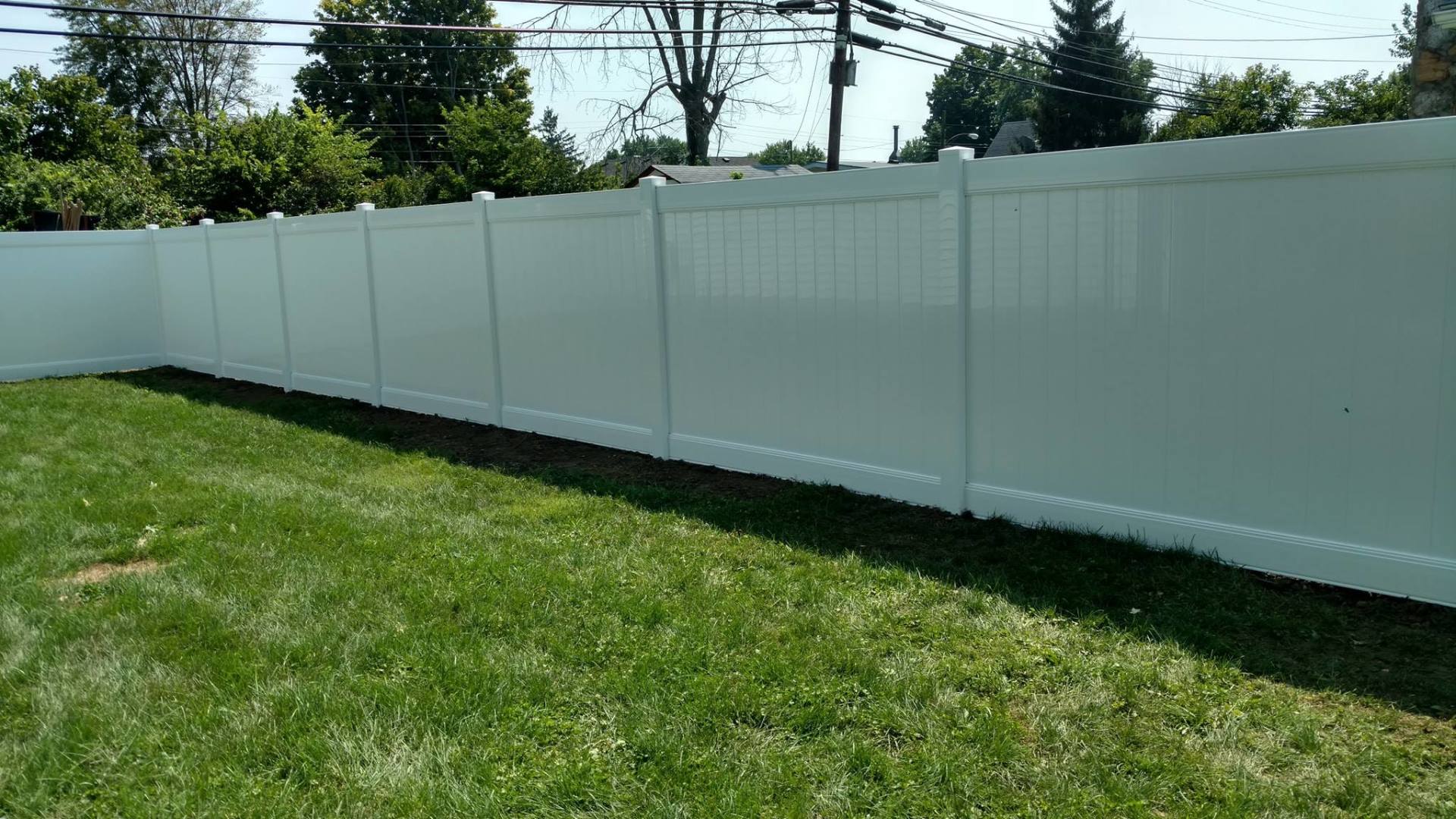Vinyl fences