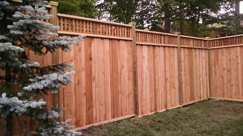 Wood fence