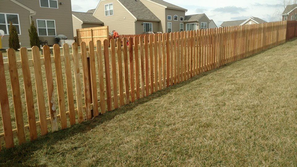 Wood fence