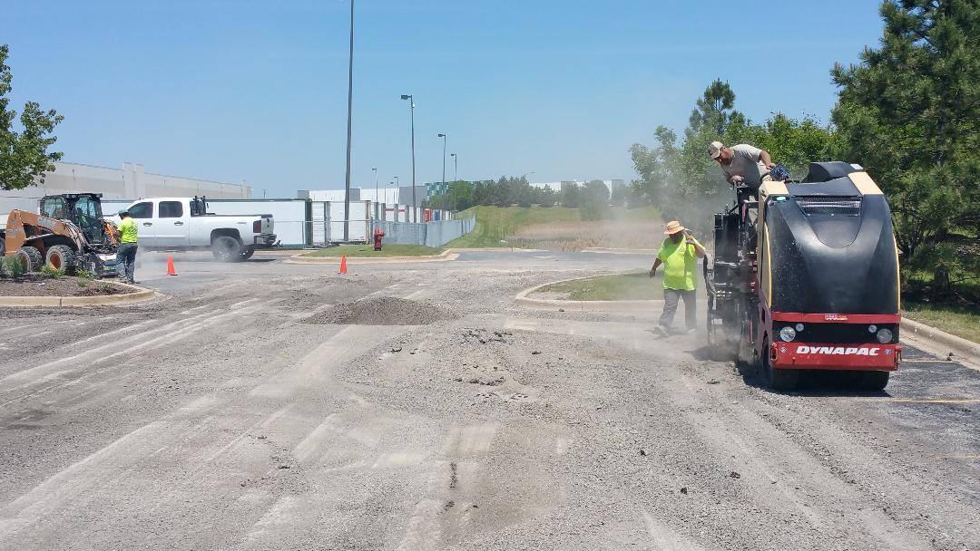 Asplhalt installation