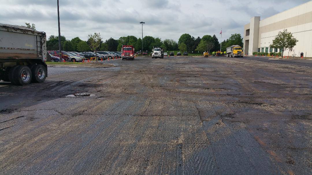 Asplhalt installation