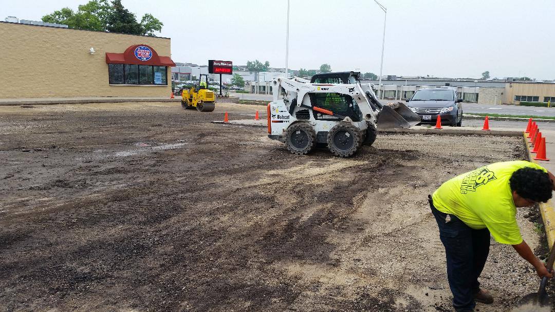 Asplhalt installation