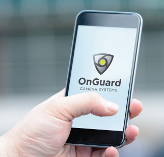 Hand holding smartphone with the