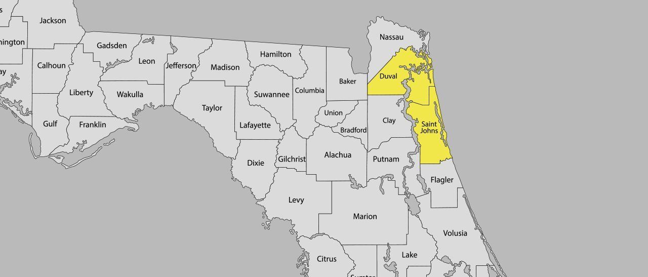Sunset Fence Inc Service Area Map