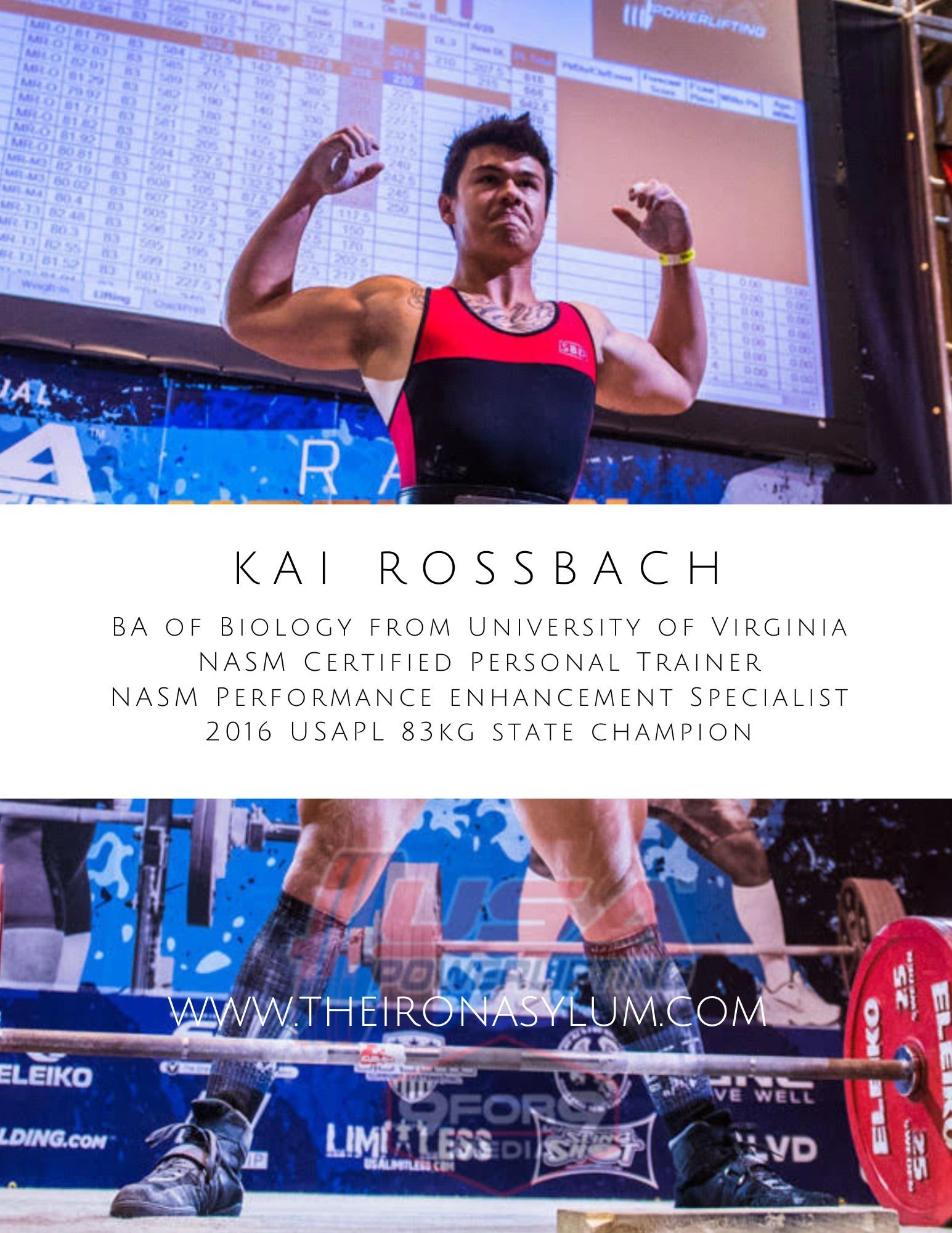 A man in a red tank top is lifting a barbell.