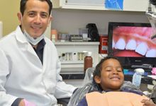 Happy patient with doctor