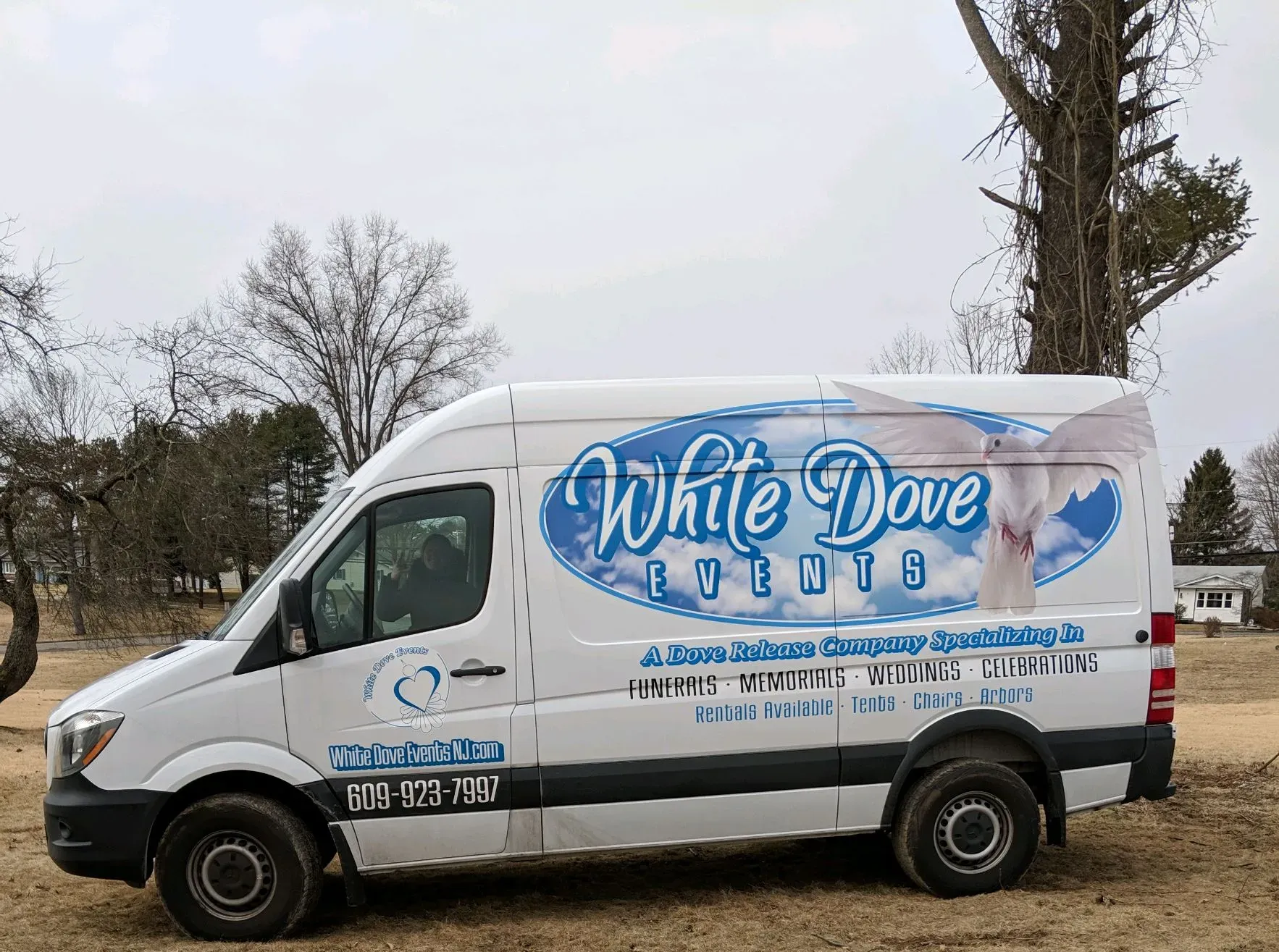 White Dove Events Van photo