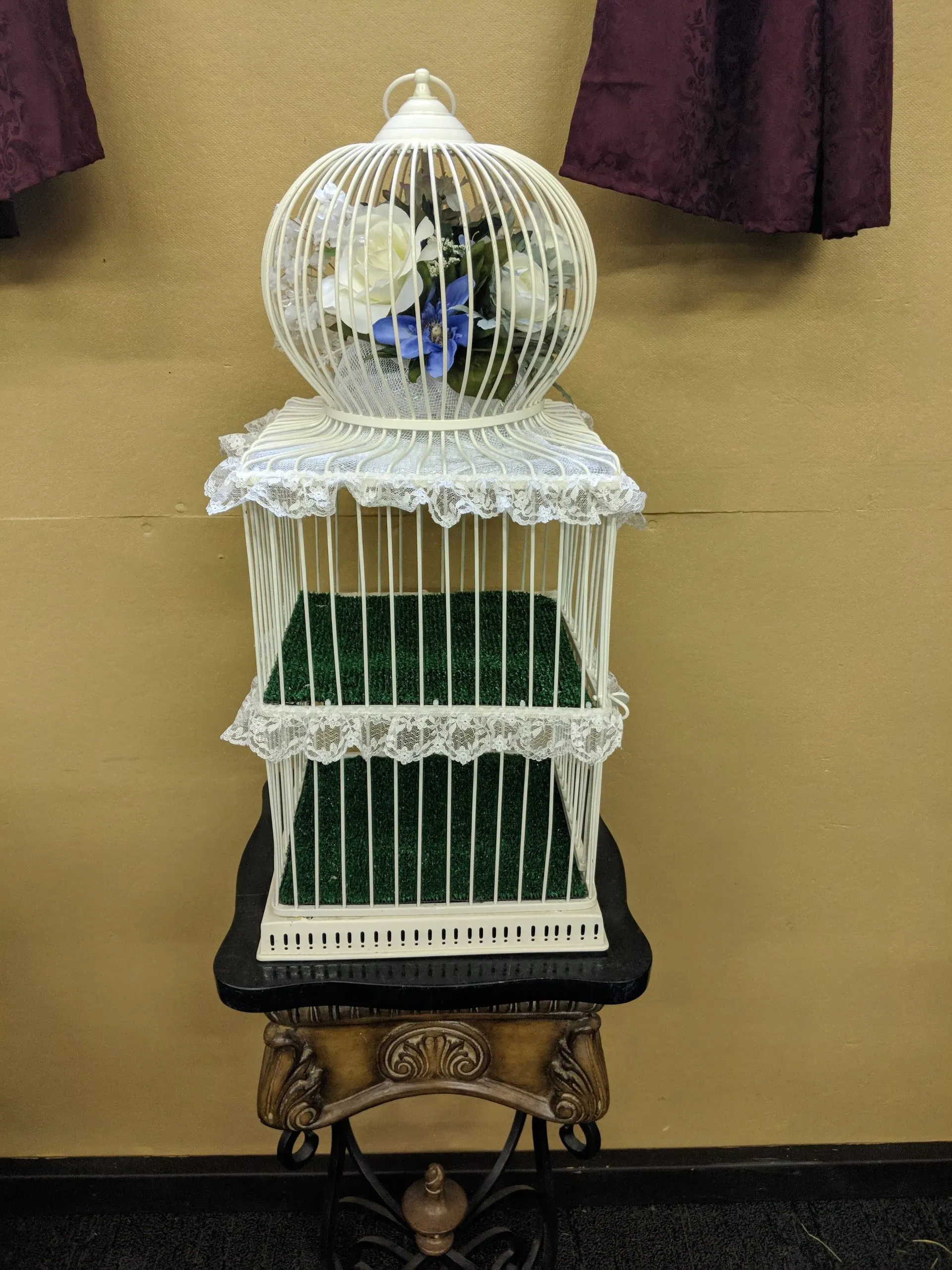 dove metal cage