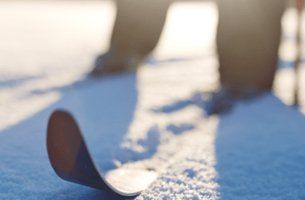 skiing