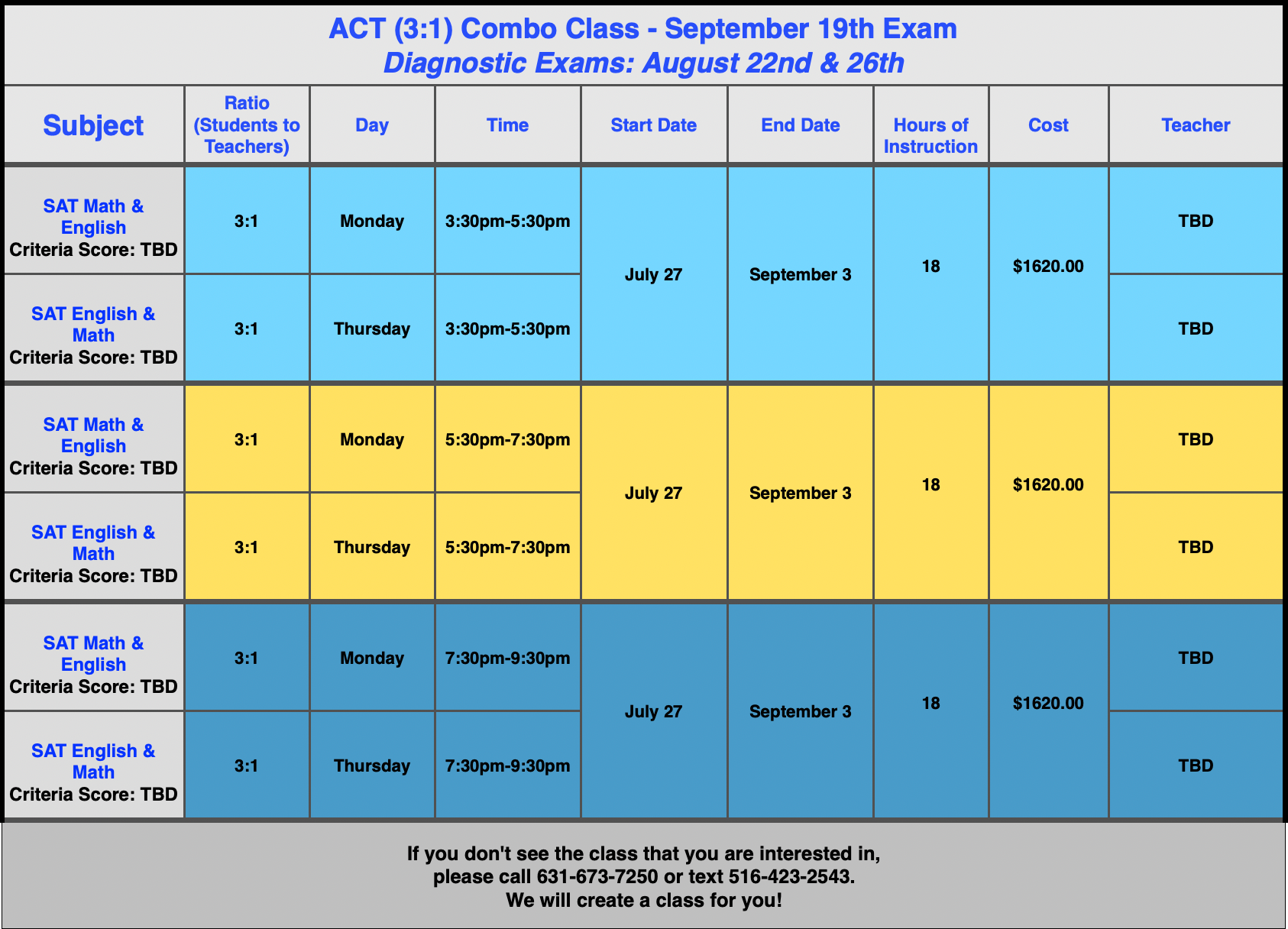 12:1 SAT CLASSES (MAY 2 EXAM)