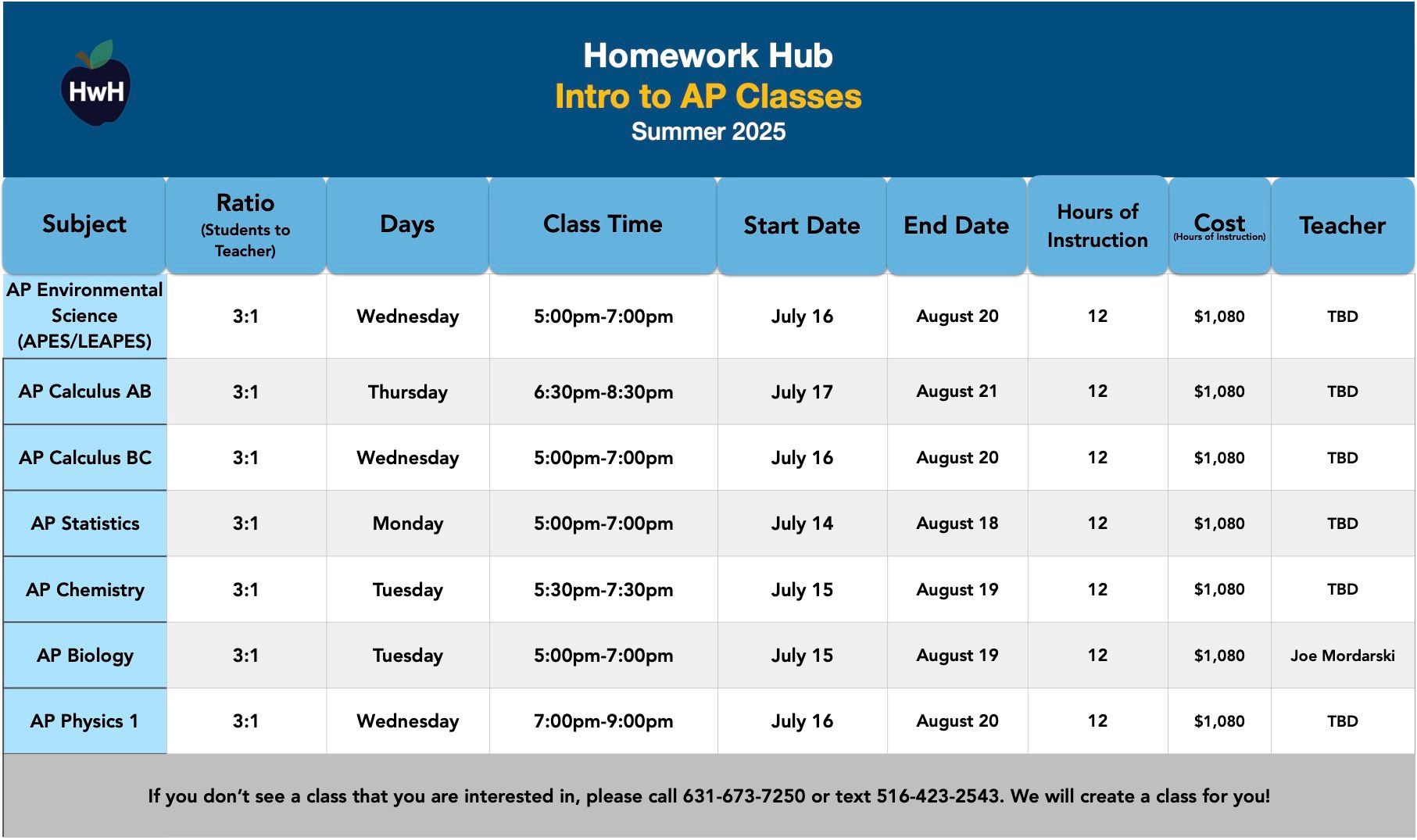 PRE-CALC, PRE-CALC HONORS & COLLEGE CALC (grades 11-12)