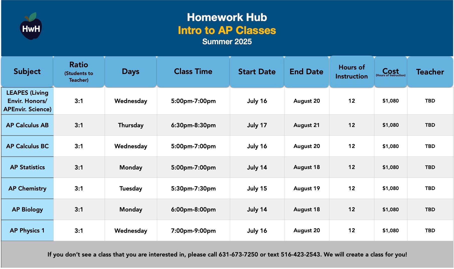 PRE-CALC, PRE-CALC HONORS & COLLEGE CALC (grades 11-12)