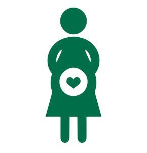 Pregnant lady icon