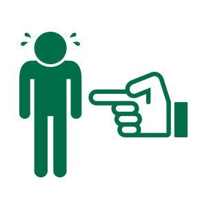 Abusive situation icon