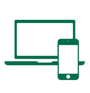 Laptop and phone icon