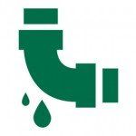Leaking pipe icon