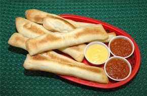 Breadsticks with three sauce