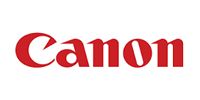 Canon logo in red on white background