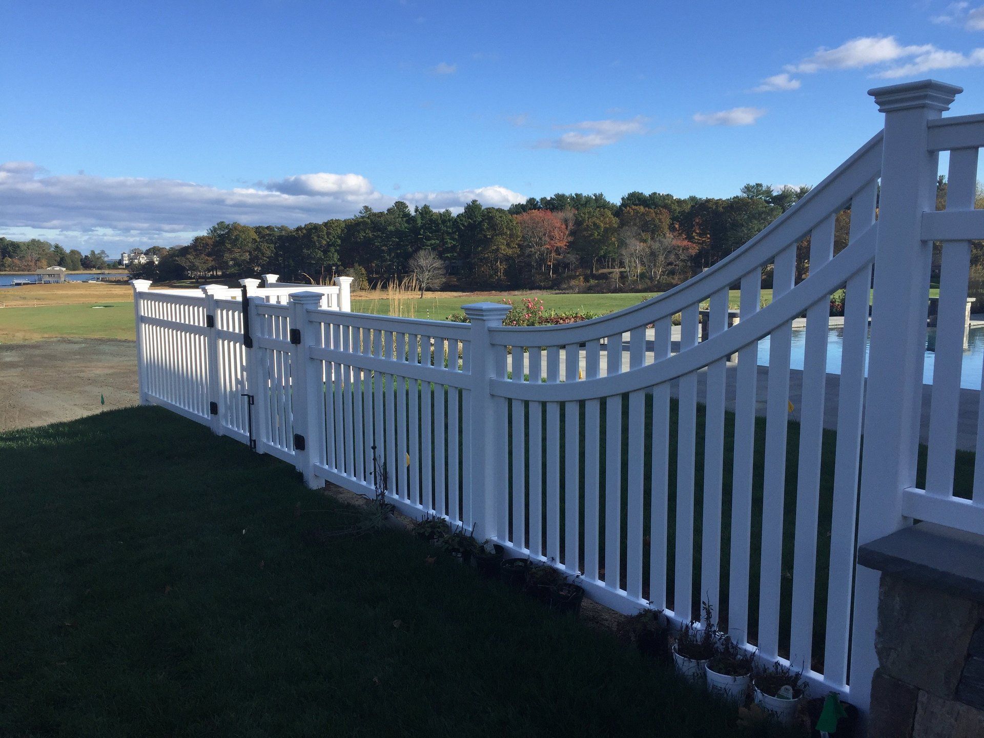Vinyl fencing