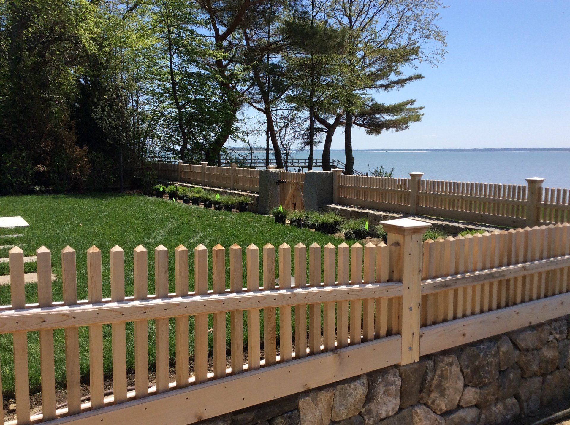 Cedar fencing