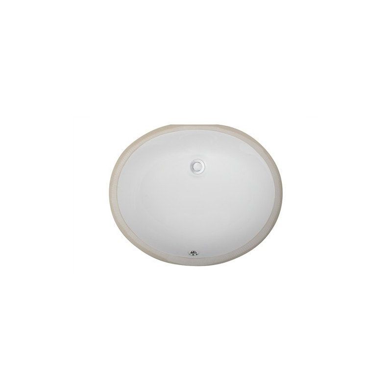 Porcelain Oval Undermount Sink